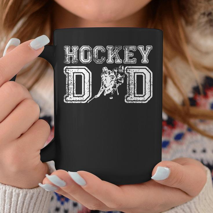 Vintage Ice Hockey Dad Player Daddy Fathers Day Cool Gift Coffee Mug Unique Gifts