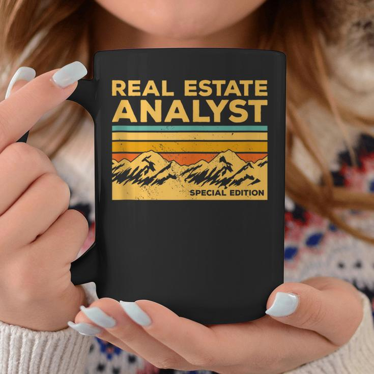 Vintage Real Estate Analyst Coffee Mug Unique Gifts