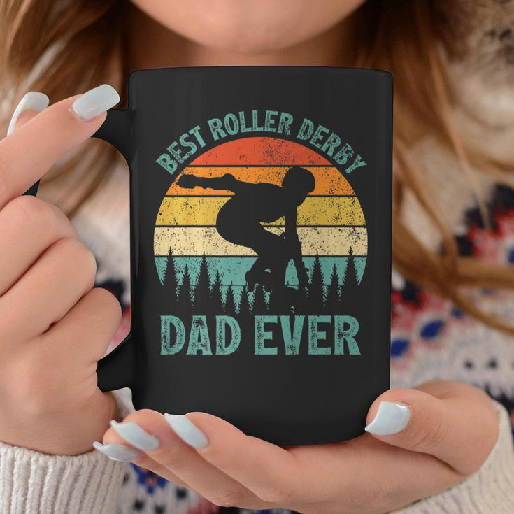 Vintage Retro Best Roller Derby Dad Ever Fathers Day Gift For Mens Gift For Women Coffee Mug Unique Gifts