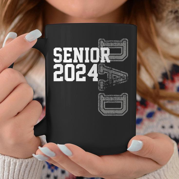 Vintage Senior 2024 Class Grad Proud Dad Class Of 2024 Coffee Mug Unique Gifts