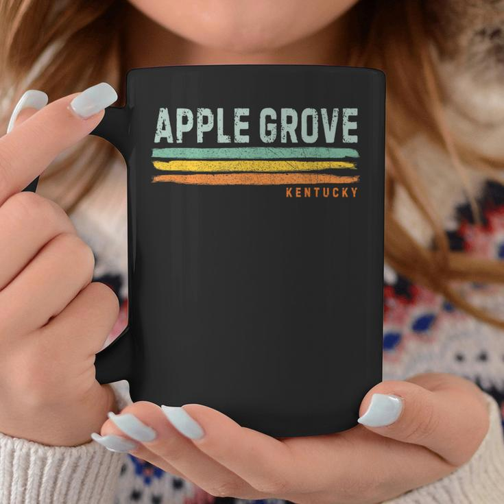 Vintage Stripes Apple Grove Ky Coffee Mug Unique Gifts