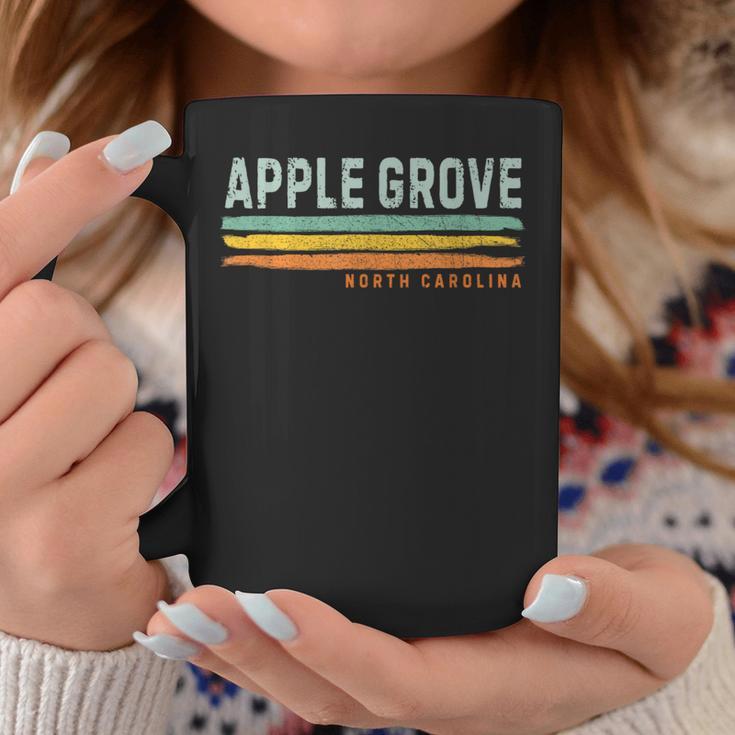 Vintage Stripes Apple Grove Nc Coffee Mug Unique Gifts