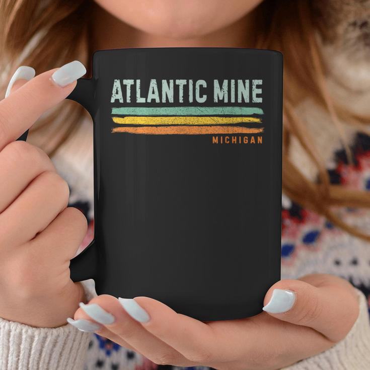Vintage Stripes Atlantic Mine Mi Coffee Mug Unique Gifts
