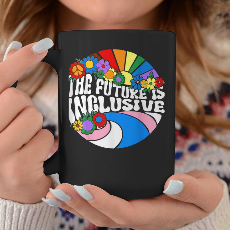 Vintage The Future Is Inclusive Lgbt Gay Rights Pride Coffee Mug Unique Gifts