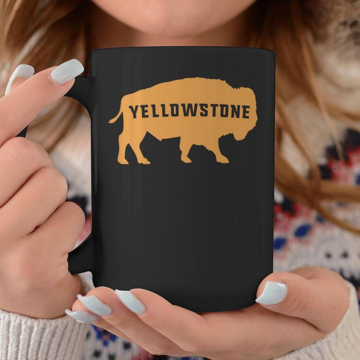 Vintage Yellowstone National Park Retro Bison Souvenir Coffee Mug Unique Gifts