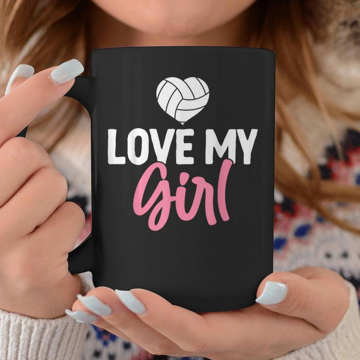 Volleyball Mom Love My Girl Coffee Mug Unique Gifts