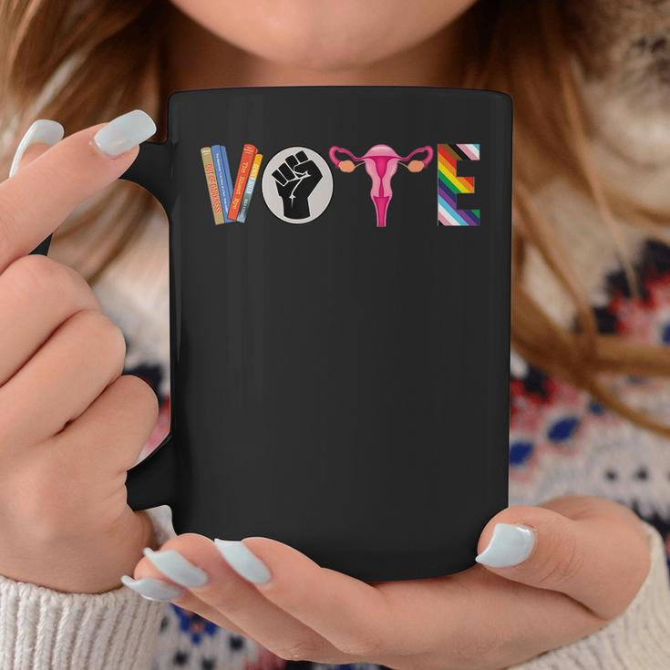 Vote Banned Books Reproductive Rights Blm Political Activism Coffee Mug Unique Gifts