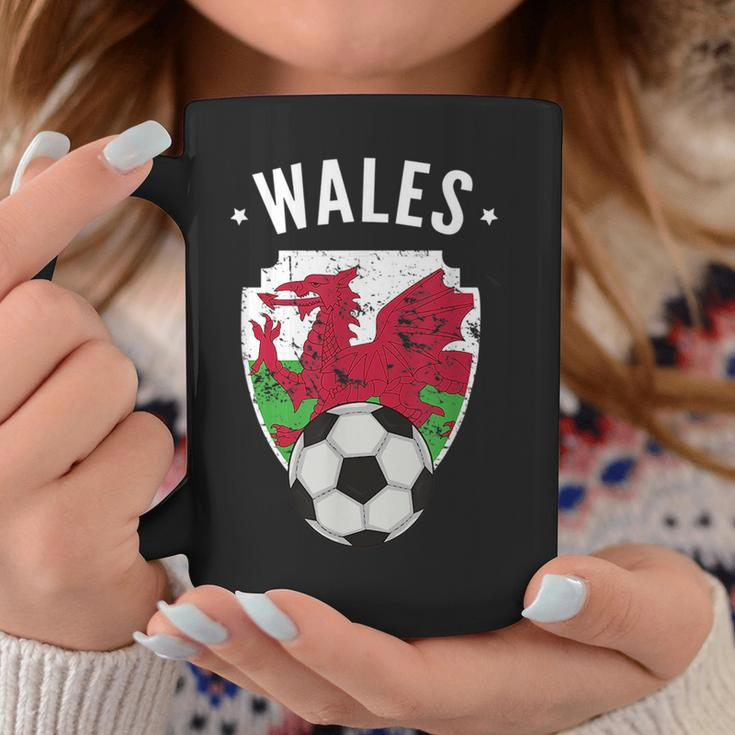 Wales Soccer Wales Flag Football Welsh Pride Roots Coffee Mug Unique Gifts