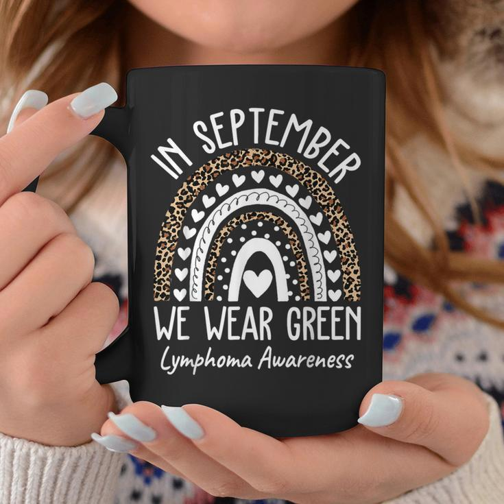 We Wear Green Non Hodgkin's Lymphoma Cancer Awareness Month Coffee Mug Funny Gifts