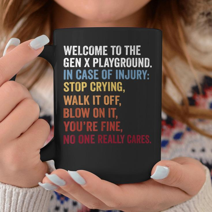 Welcome To The Gen X Playground Generation X 1980 Millennial Coffee Mug Unique Gifts