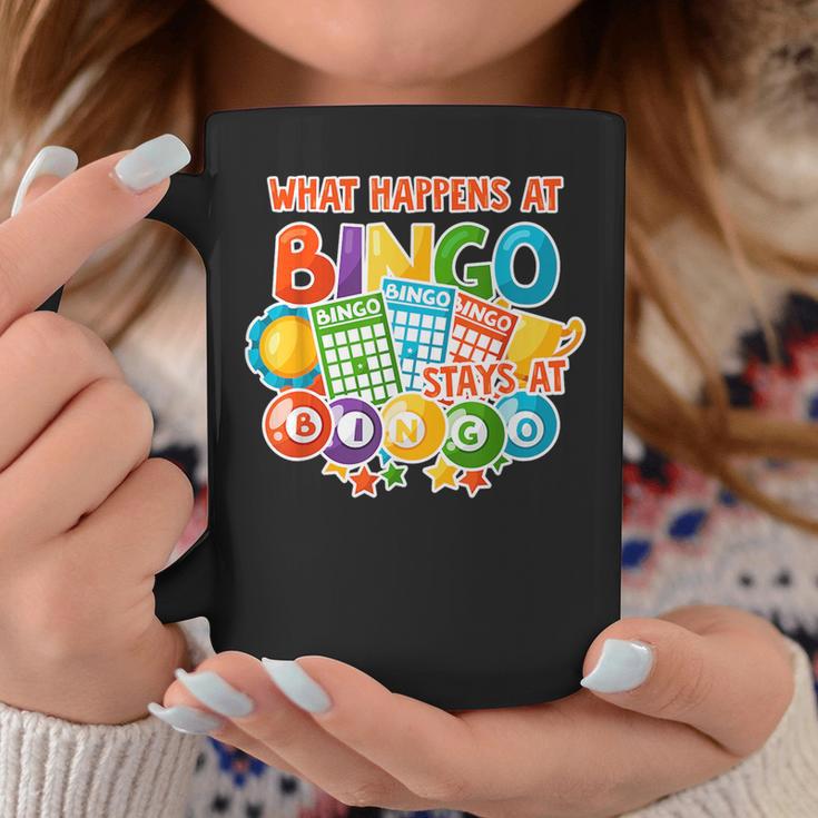 What Happens At Bingo Stays At Bingo Funny Bingo Colorful Coffee Mug ...