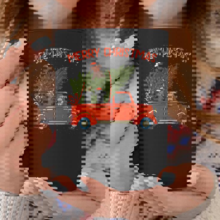 Whippet Xmas Vintage Red Pickup Retro Truck Coffee Mug Unique Gifts