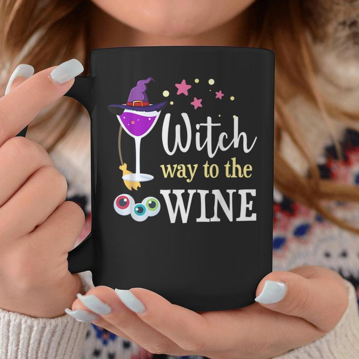 Witch Way To The Wine Costume For Witch Lover Coffee Mug Funny Gifts