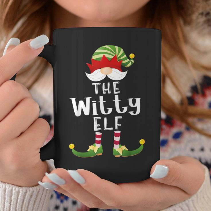 Witty Elf Group Christmas Pajama Party Coffee Mug Unique Gifts