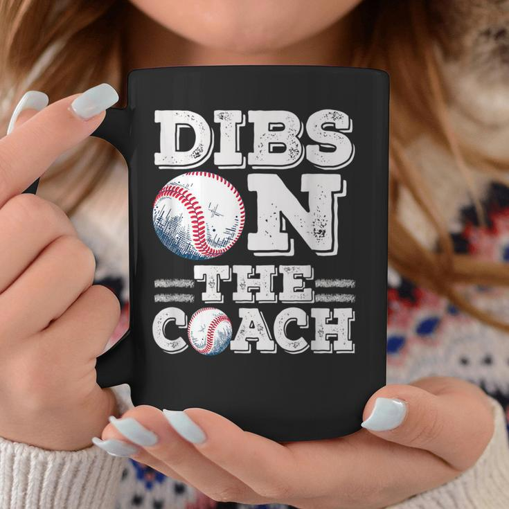 Woive Got Dibs On The Coach Funny Baseball Coach Gift For Mens Baseball Funny Gifts Coffee Mug Unique Gifts