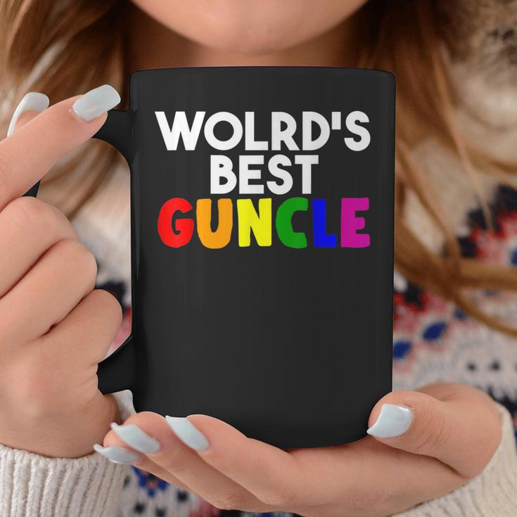 Worlds Best Guncle Gay Uncle Lovers Coffee Mug Unique Gifts