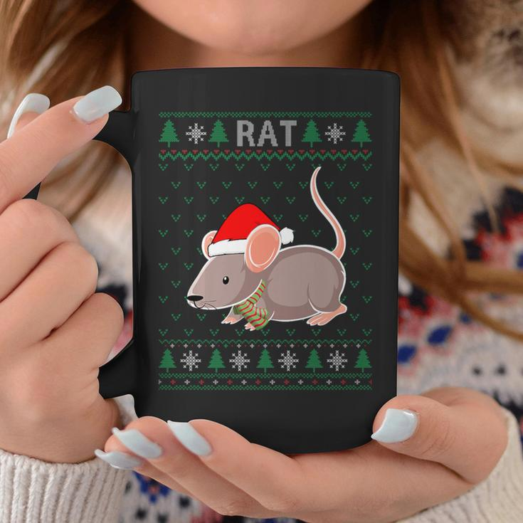 Xmas Rat Ugly Christmas Sweater Party Coffee Mug Unique Gifts