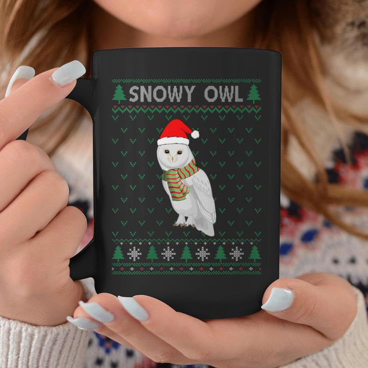 Xmas Snowy Owl Ugly Christmas Sweater Party Coffee Mug Unique Gifts