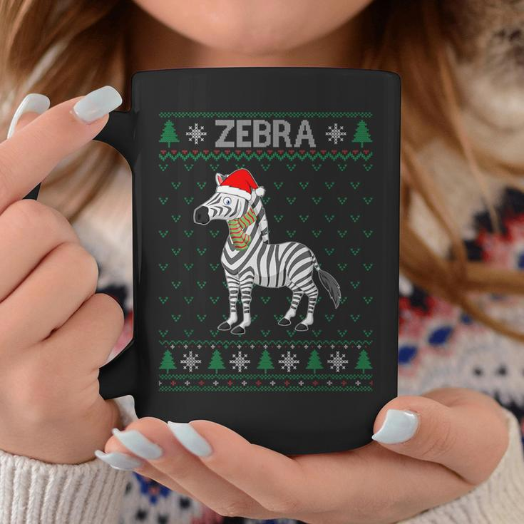 Xmas Zebra Ugly Christmas Sweater Party Coffee Mug Unique Gifts