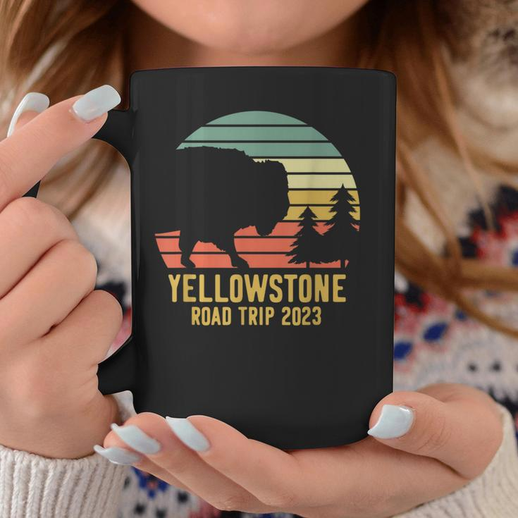 Yellowstone National Park Family Road Trip 2023 Matching Coffee Mug Unique Gifts