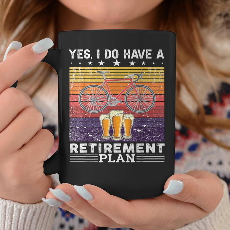 Yes I Do Have A Retirement Plan Bike And Beer Coffee Mug Unique Gifts