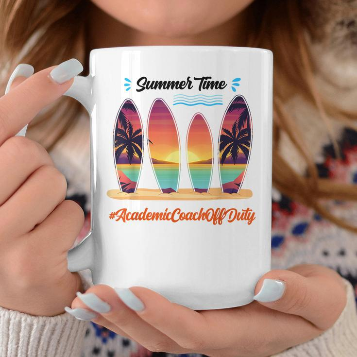 Academic Coach Off Duty Summer Time End Of School Year Coffee Mug Unique Gifts