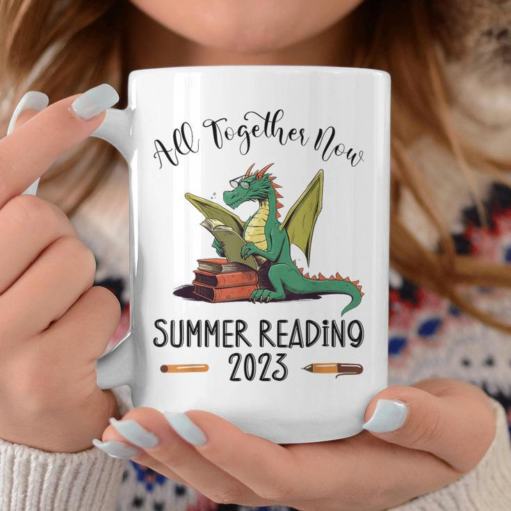 All Together Now Summer Reading 2023 Book Dragon Read Book Coffee Mug Unique Gifts