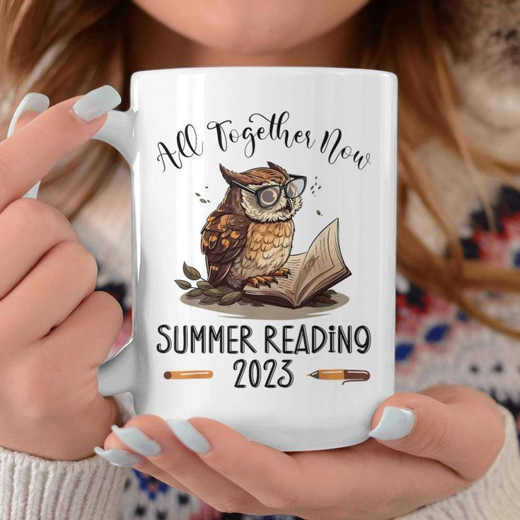 All Together Now Summer Reading 2023 Book Owl Reading Book Coffee Mug Unique Gifts