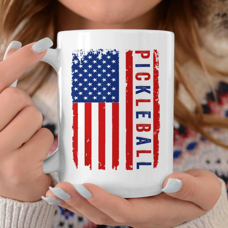 American Flag Pickleball 4Th Of July Cool Sport Patriotic Coffee Mug Unique Gifts