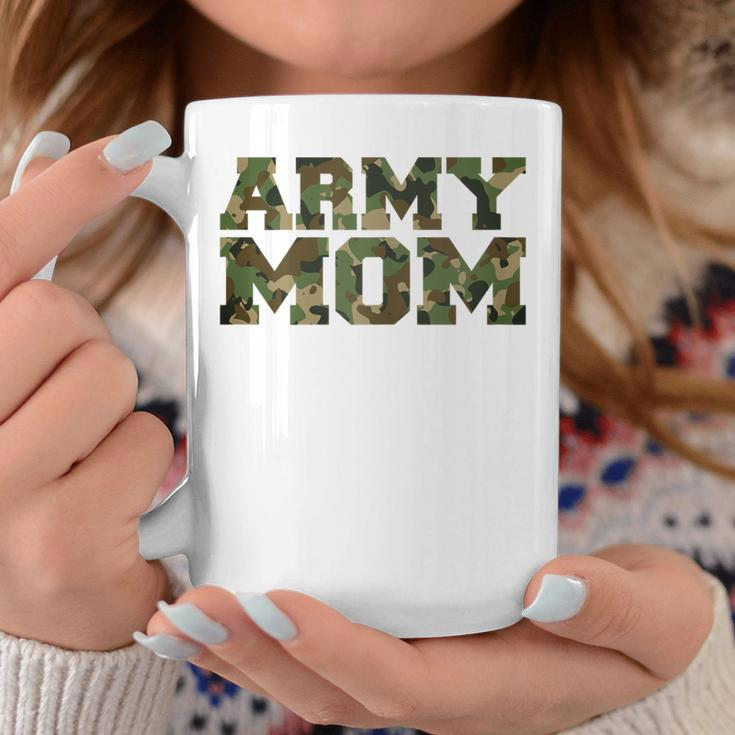 Army Mom Distressed Font With Army Pattern Mom Of Us Army Coffee Mug Unique Gifts