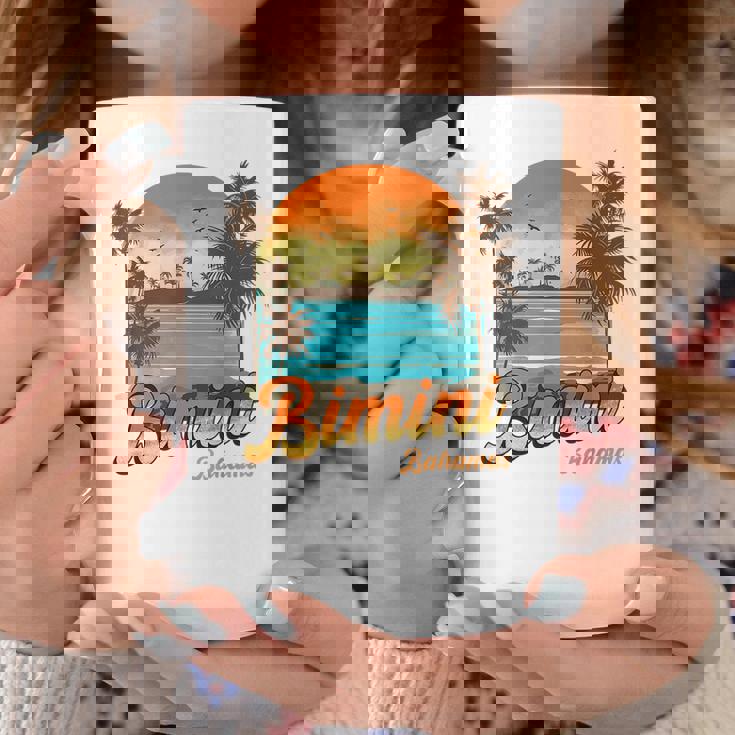 Bimini Bahamas Beach Summer Vacation Palm Sunset Bahamas Funny Gifts Coffee Mug Unique Gifts