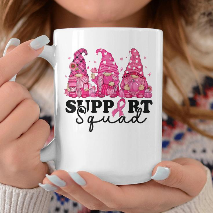 Breast Cancer Awareness For Gnomes Support Squad Coffee Mug Personalized Gifts