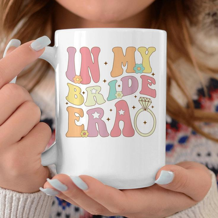 In My Bride Era Groovy Bachelorette Wedding Engagement Coffee Mug Unique Gifts