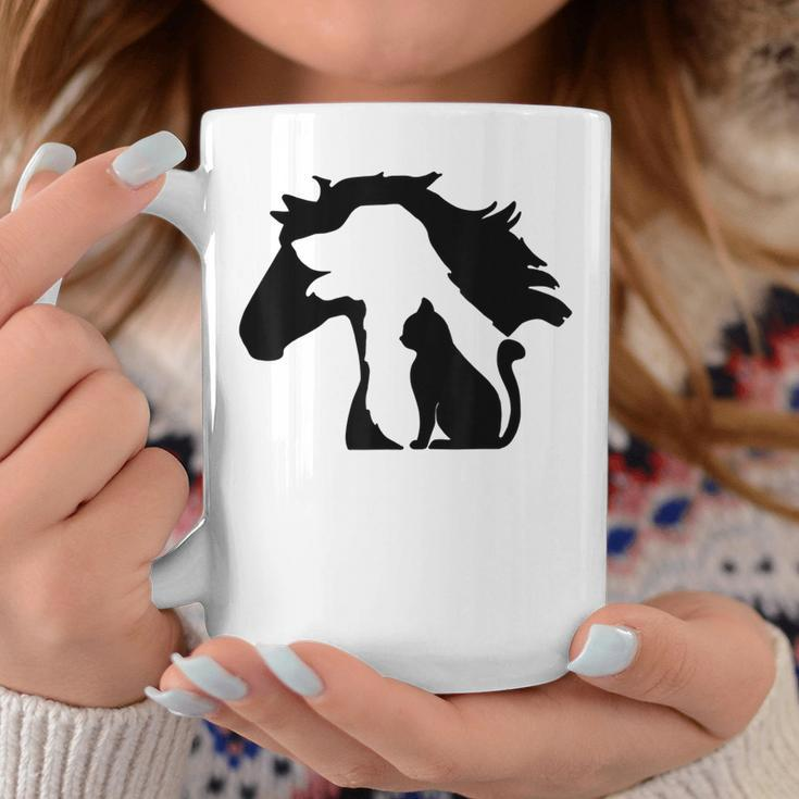 Cute Horse Dog Cat Lover Mother's Day Coffee Mug Unique Gifts