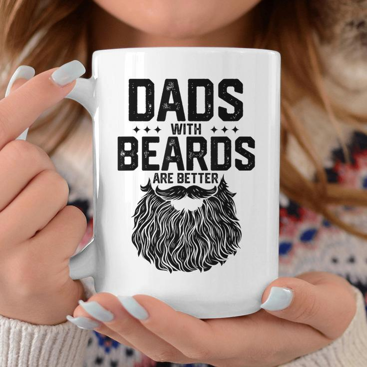 Dads With Beards Are Better For Dad On Fathers Day Coffee Mug Unique Gifts