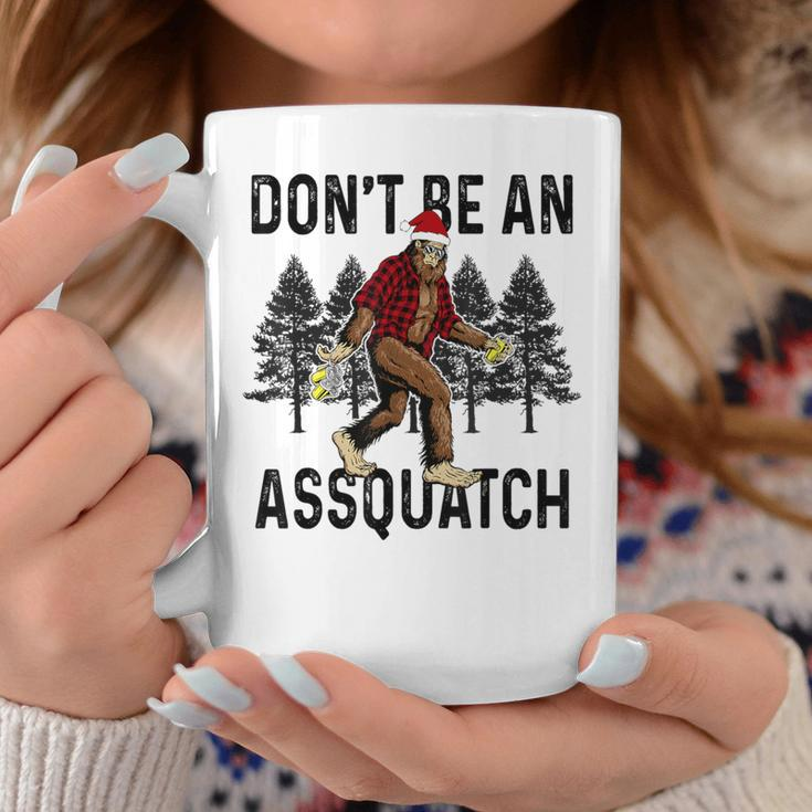 Don't Be An Assquatch Snarky Outdoor Sasquatch Night Stroll Coffee Mug Personalized Gifts