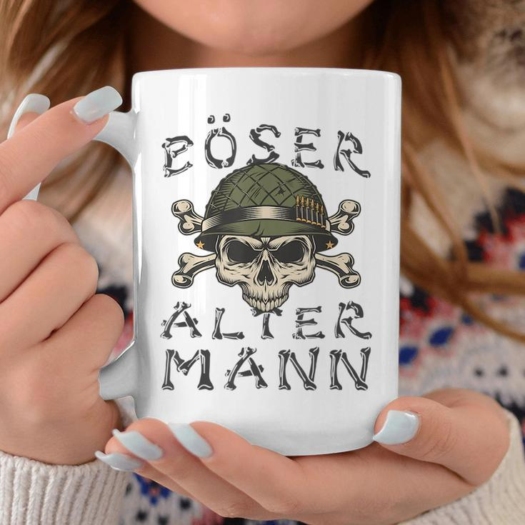 Evil Old Man Skull Soldier Bone Font Coffee Mug Unique Gifts