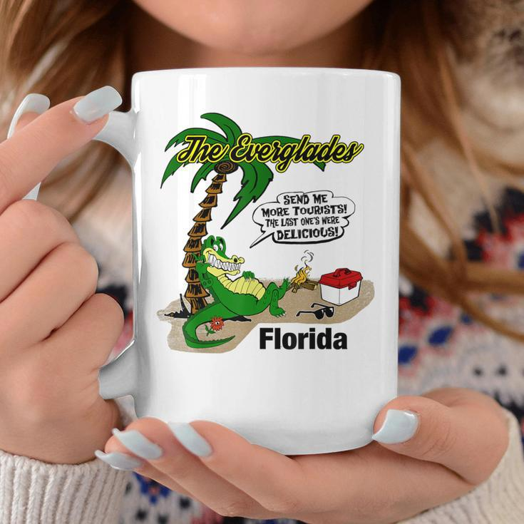 Florida Everglades Send More Tourists Alligator Souvenir Coffee Mug Personalized Gifts