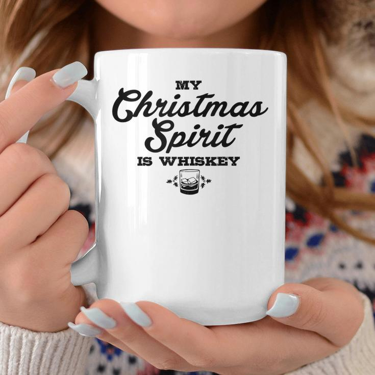 Funny Christmas Spirit Alcohol Whiskey Drinking Saying Gift Coffee Mug Unique Gifts
