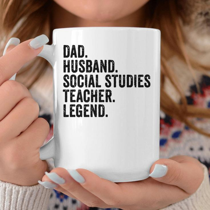Funny Dad Husband Social Studies Teacher Legend Fathers Day Gifts For Teacher Funny Gifts Coffee Mug Unique Gifts