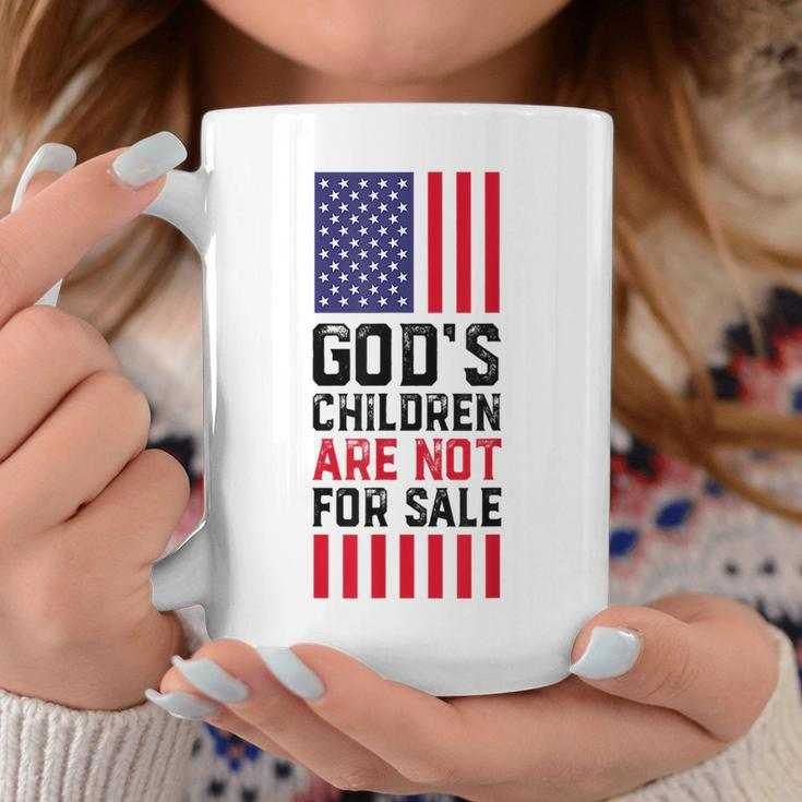 Gods Children Are Not For Sale Us Flag Christian Coffee Mug Unique Gifts