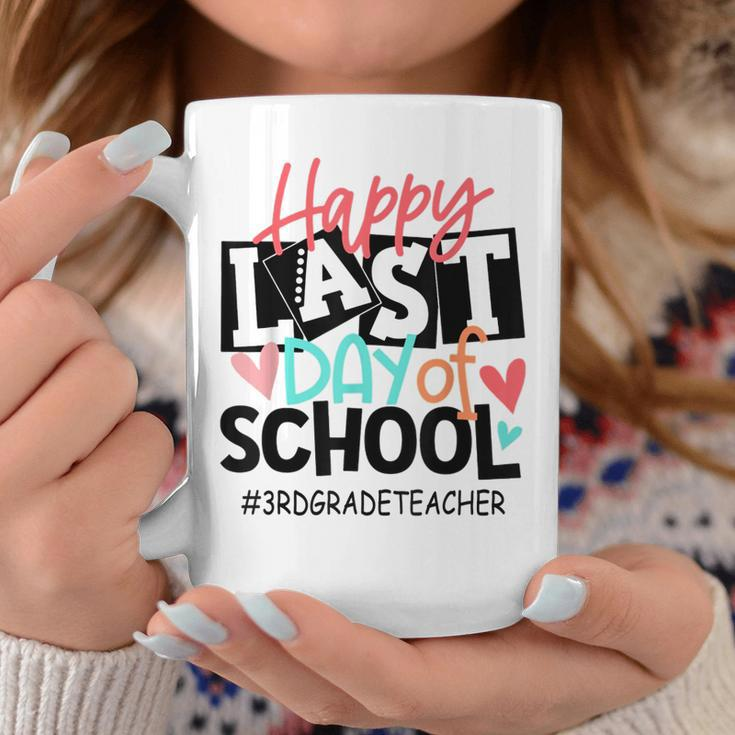 Happy Last Day Of School 3Rd Grade Teacher Graduation Funny Coffee Mug Unique Gifts