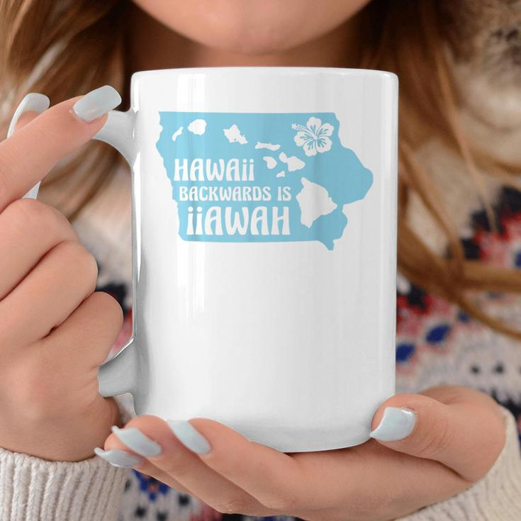 Hawaii Backwards Is Iiawah Coffee Mug Funny Gifts