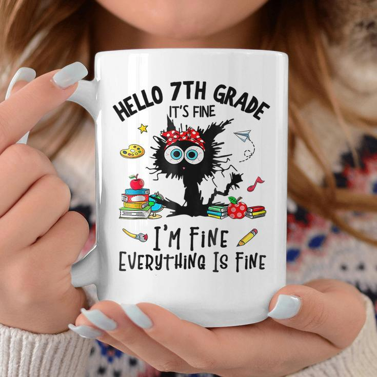 Hello Seventh Grade Funny 7Th Grade Back To School Coffee Mug Unique Gifts