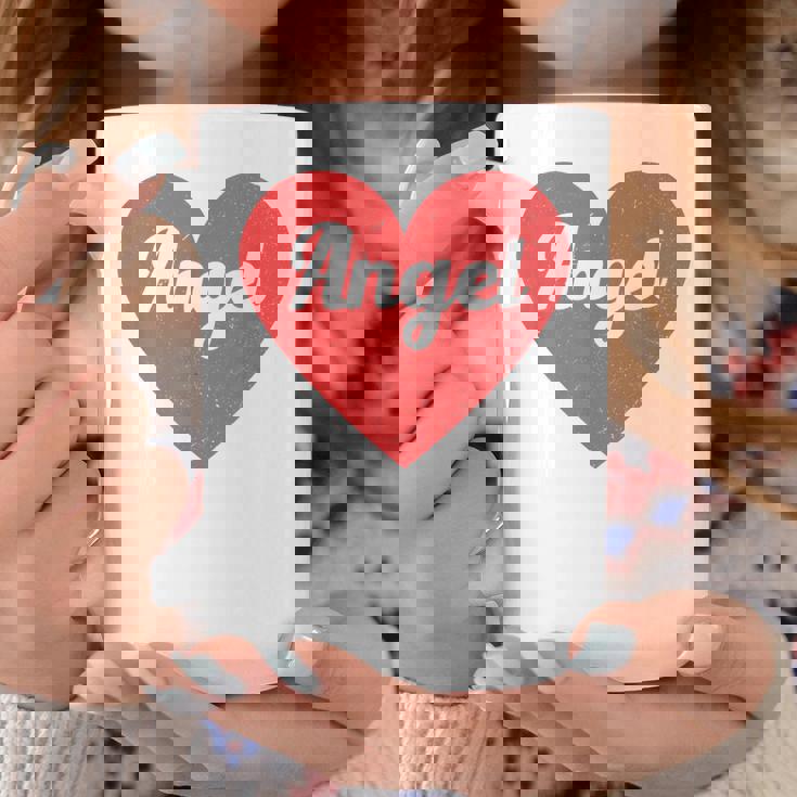 I Heart Angel First Names And Hearts I Love Angel Coffee Mug Unique Gifts