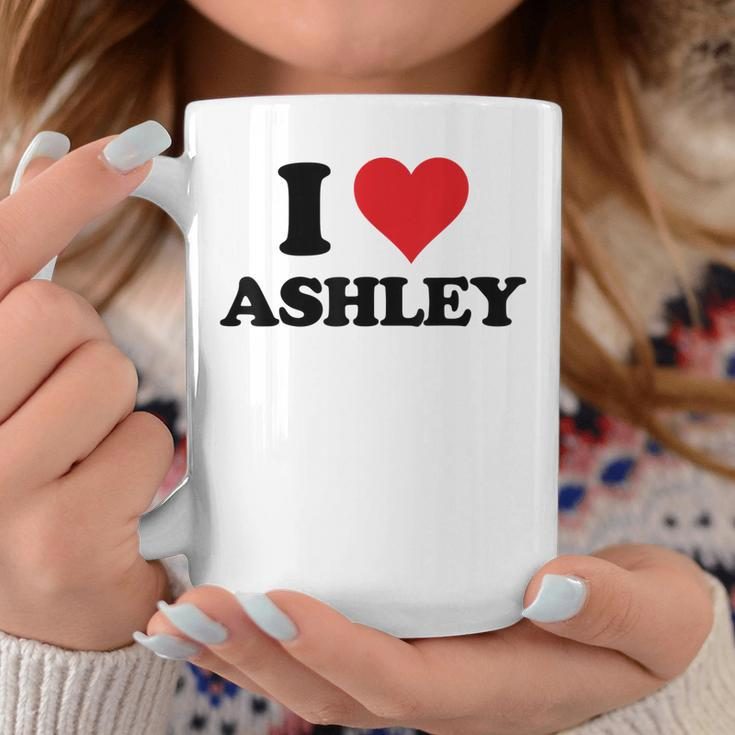 I Heart Ashley First Name I Love Personalized Stuff Coffee Mug Unique Gifts