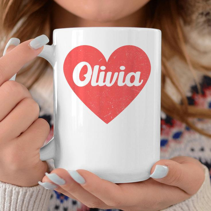 I Heart Olivia First Names And Hearts I Love Olivia Coffee Mug Unique Gifts