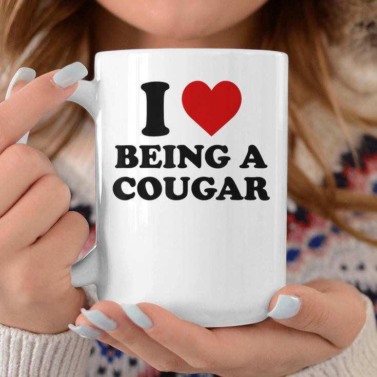 I Love Being A Cougar I Heart Being A Cougar Coffee Mug Unique Gifts