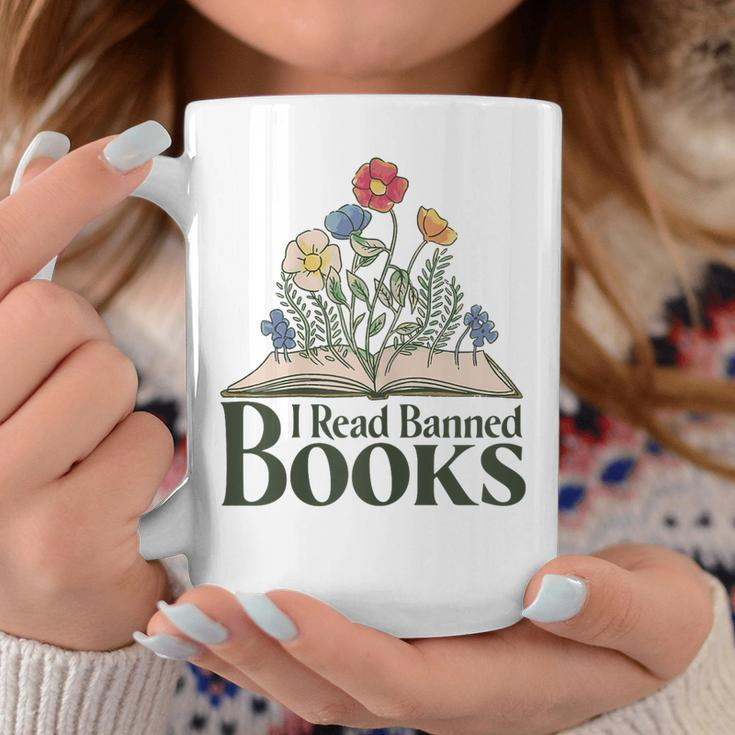I Read Banned Books Womens Coffee Mug Unique Gifts