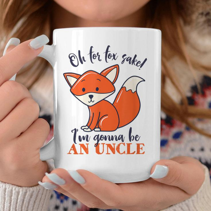 I'm Gonna Be An Uncle Fox Baby Announcement Coffee Mug Unique Gifts